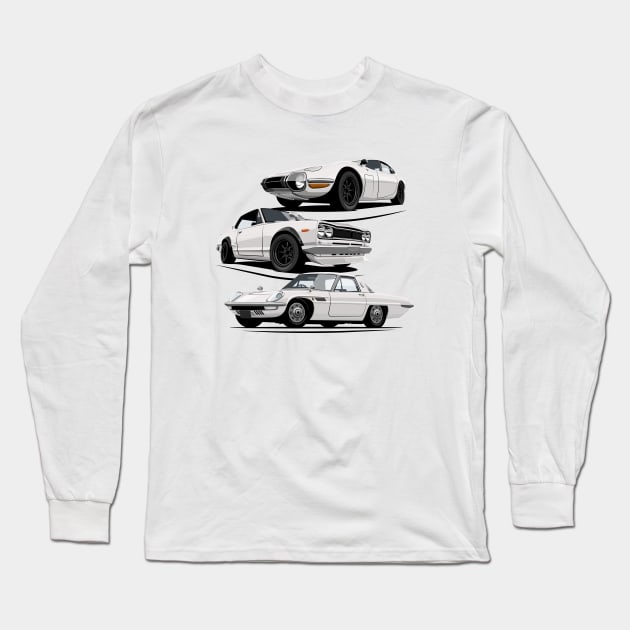 Japan Historics Long Sleeve T-Shirt by icemanmsc